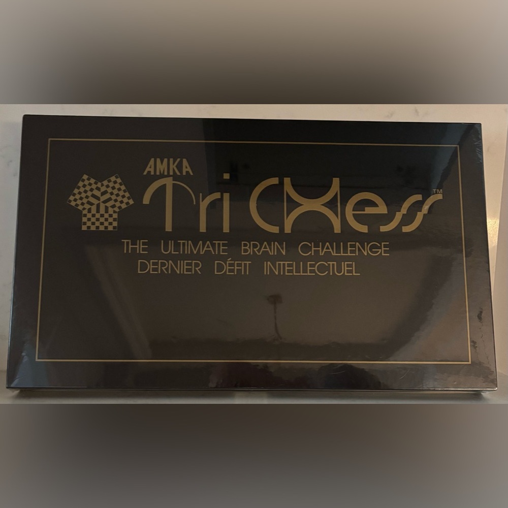 RARE New Sealed 1986 AMKA Tri-Chess Board Game 3-Player Vintage Chess Set